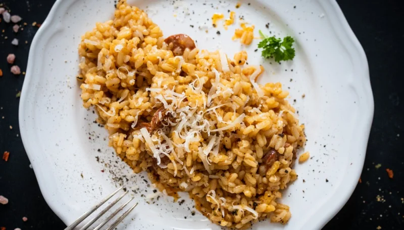 Risotto au chorizo