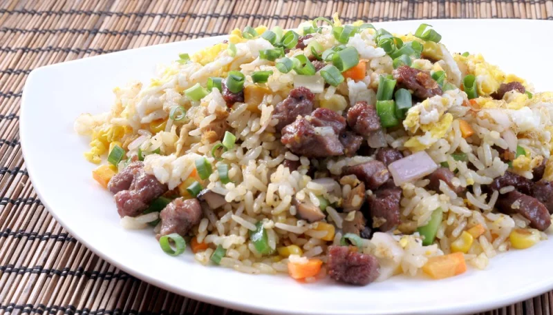 Riz cantonais au bœuf