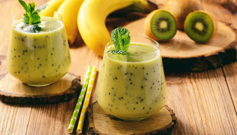 Smoothie banane kiwi