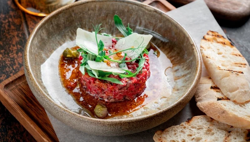 Tartare de bœuf à l'italienne