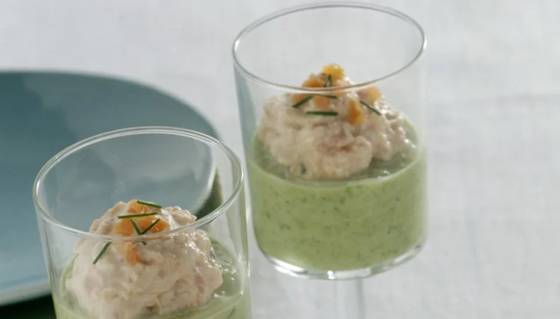 Verrines avocat thon