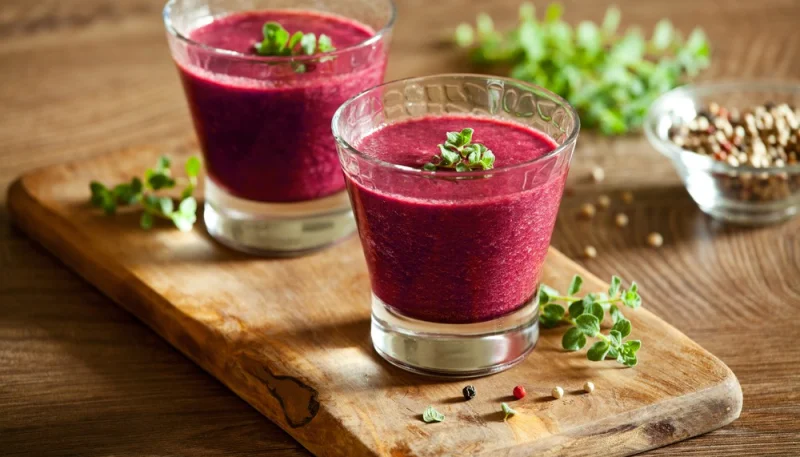 Verrine betterave chèvre miel