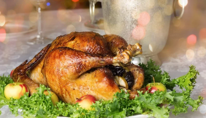 Chapon farci aux marrons
