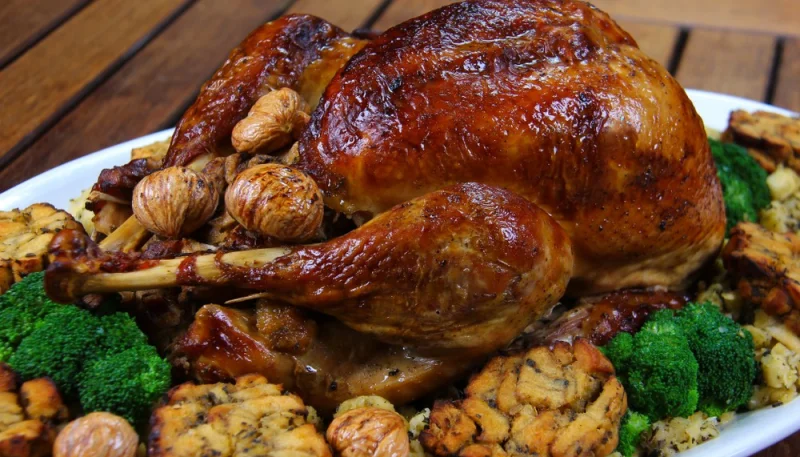 Dinde aux marrons facile