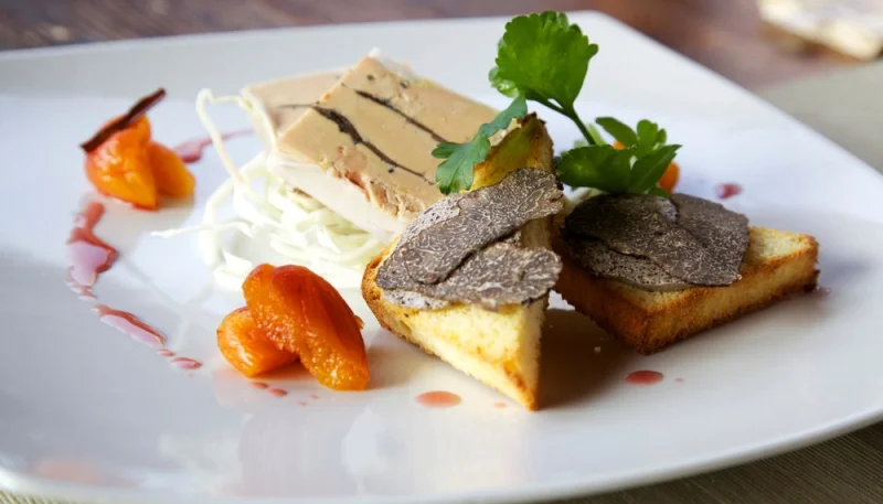 Foie gras à la truffe