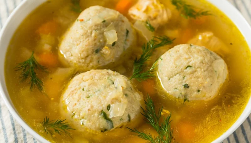 Matzo ball soup