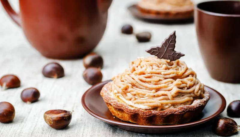 Mont-blanc à la crème de marrons