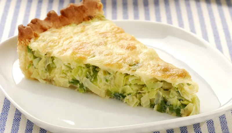 Quiche aux poireaux