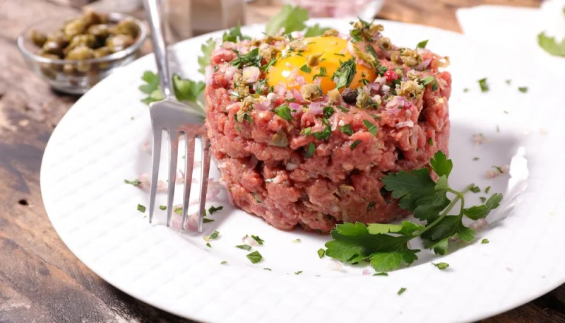 Tartare de bœuf au couteau