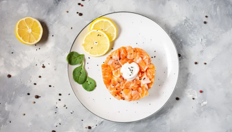 Tartare de saumon fumé