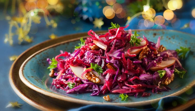 Chou rouge aux pommes