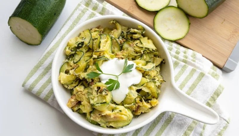 Courgettes à la crème