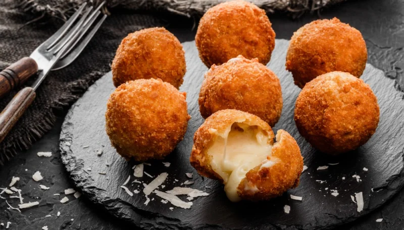 Croquettes de polenta au fromage