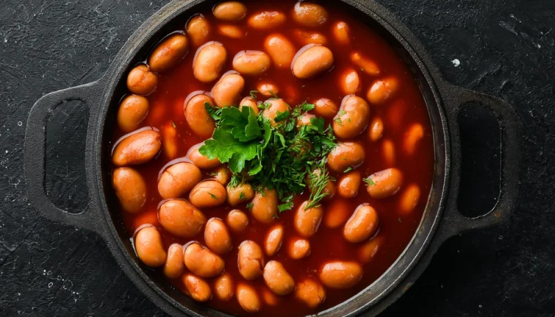 Flageolets à la tomate