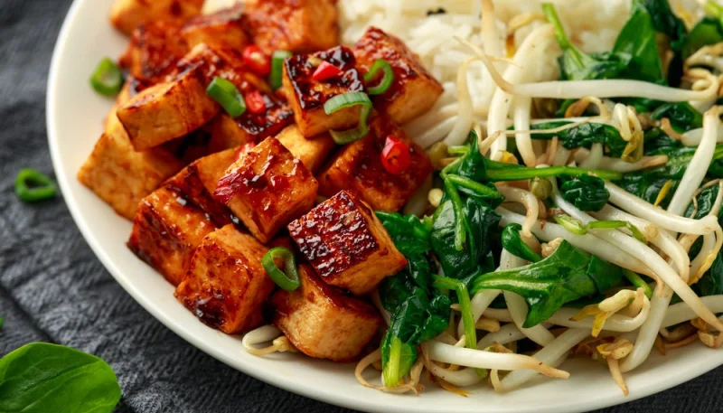 Légumes sautés au tofu