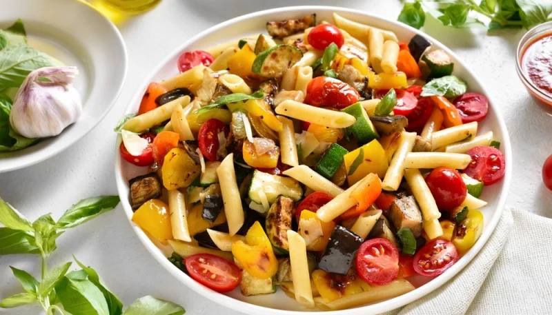 Penne aux légumes d'été
