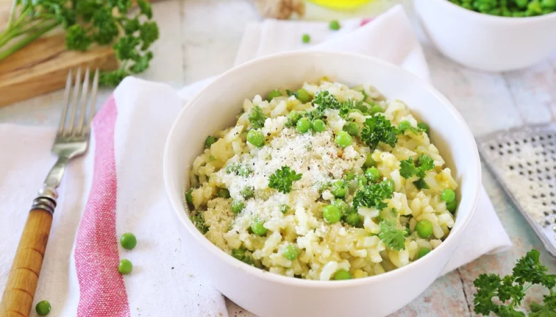 Risotto aux petits légumes
