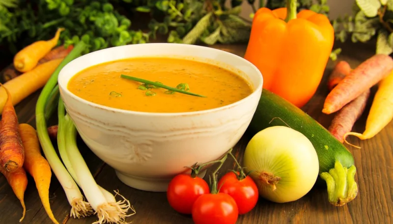 Soupe aux légumes d'hiver