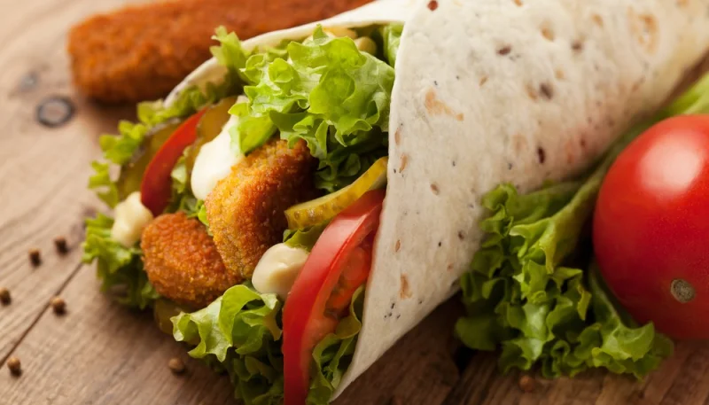 Wrap au chèvre croustillant