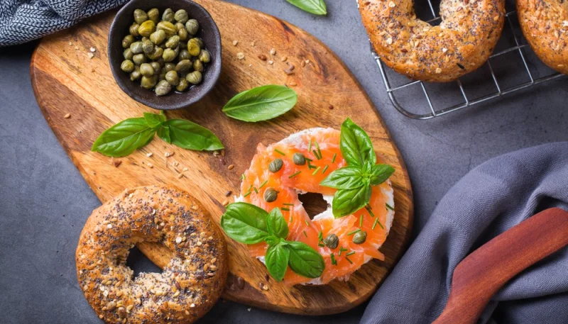 Bagel au saumon fumé