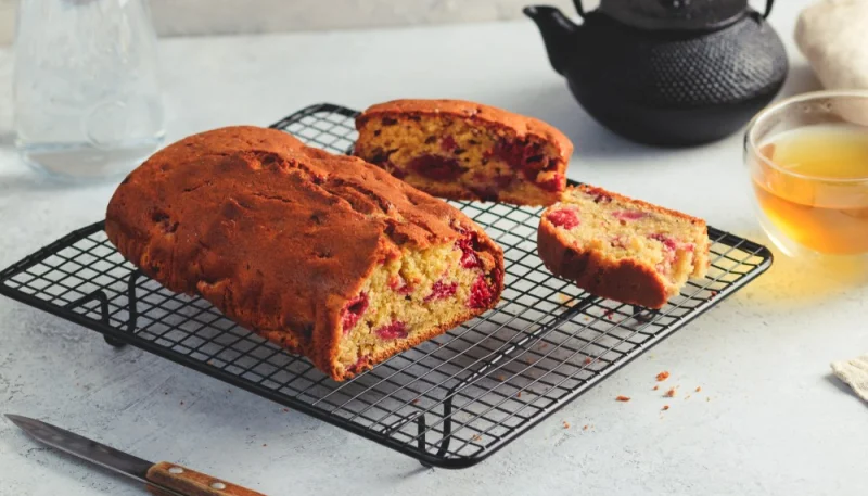 Cake aux pralines roses
