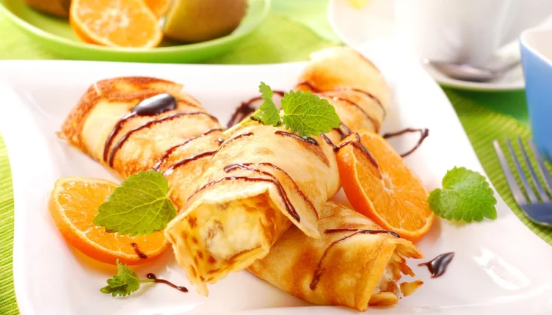 Crêpes à l'orange