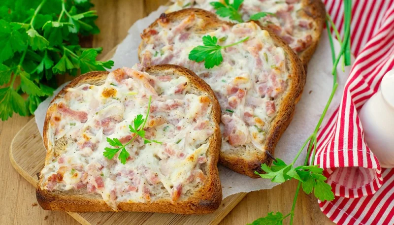 Crostini façon raclette