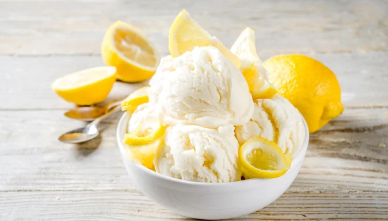 Glace au citron