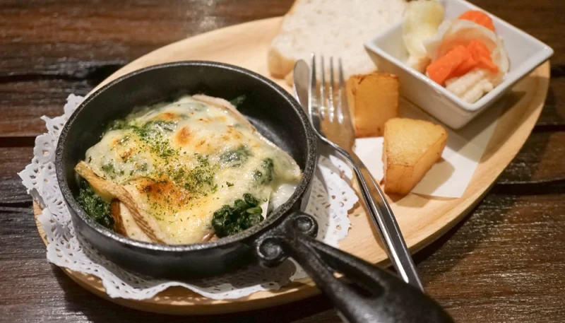 Omelette à la raclette