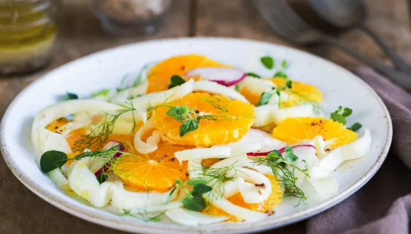Salade d'oranges et fenouil