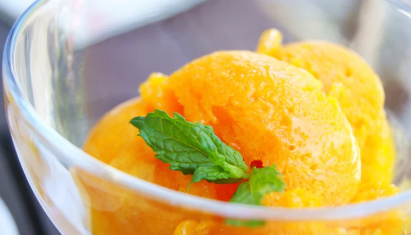 Sorbet à l'orange