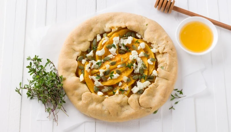 Tarte rustique au butternut