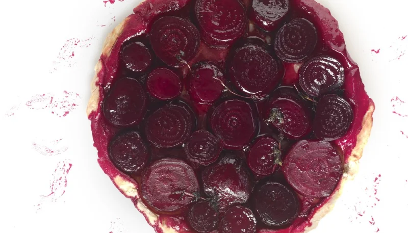 Tarte tatin à la betterave