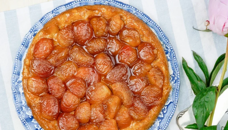 Tarte tatin aux navets caramélisés