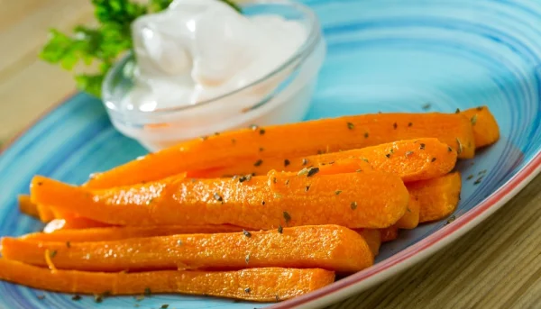 Bâtonnets de carottes au cumin