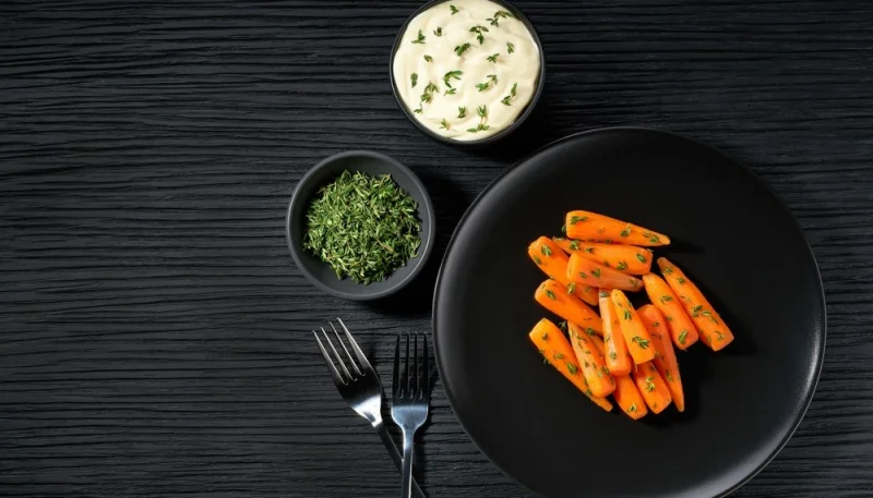 Carottes glacées à l’orange