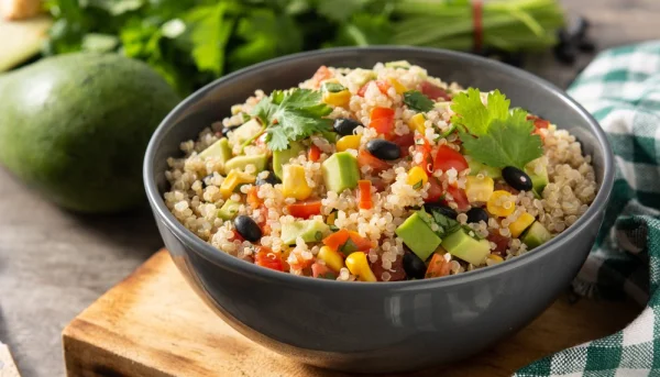 Salade de quinoa à l'avocat