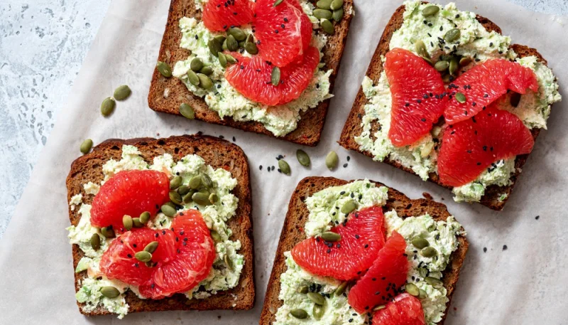 Toast au pamplemousse