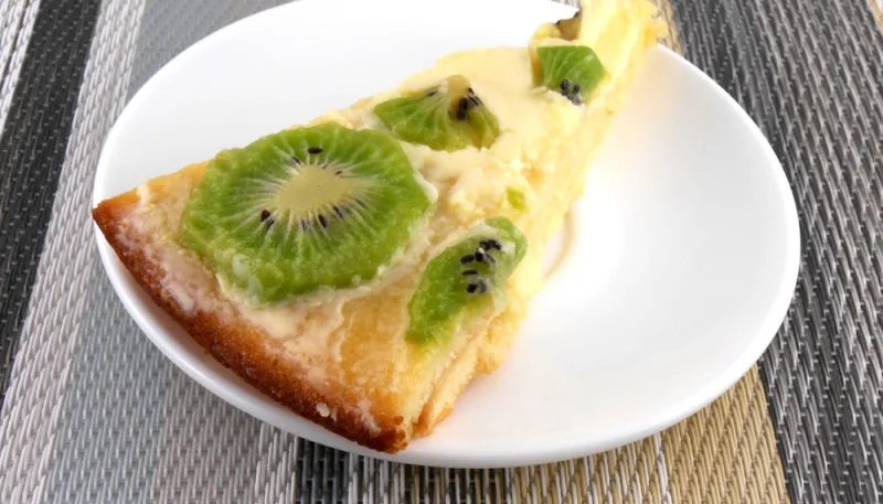 Gâteau renversé au kiwi