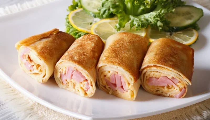 Crêpes salées à la raclette