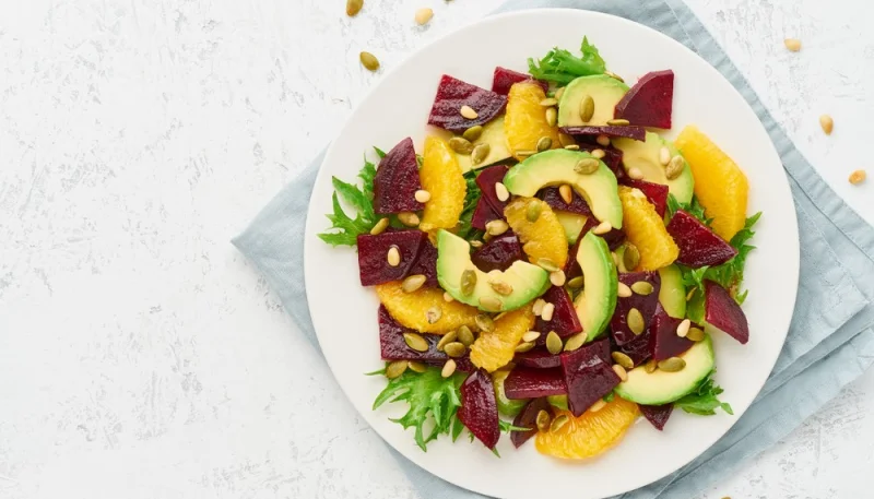 Salade de mandarines et avocat