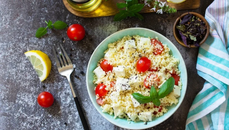 Salade de quinoa au pamplemousse