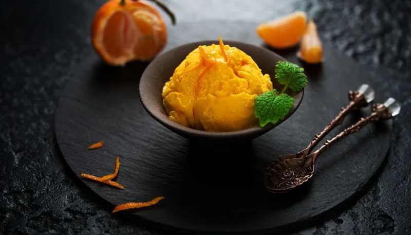 Sorbet à la mandarine