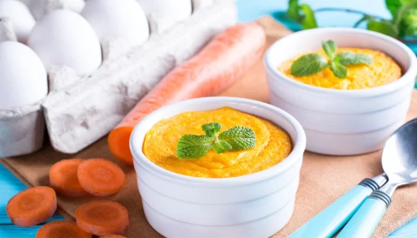 Soufflé de carottes au fromage