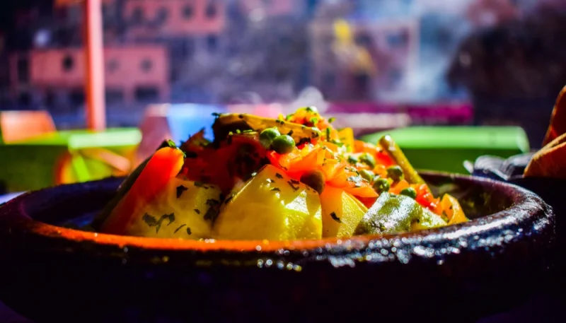 Tajine de carottes aux pruneaux