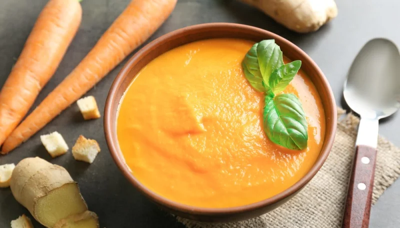 Crème de carottes au gingembre