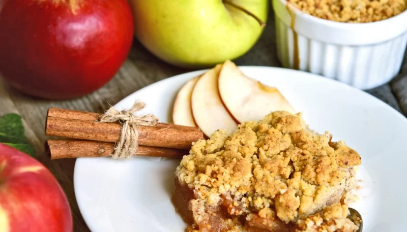 Crumble aux pommes facile