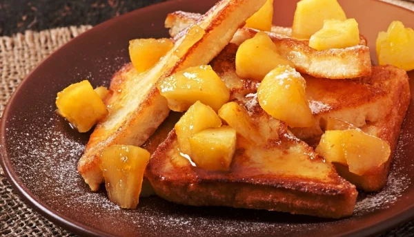 Pommes caramélisées à la poêle