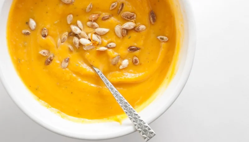 Purée de courge, orange et sauge