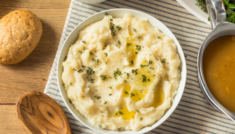 Purée de navets au miel et thym